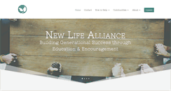 Desktop Screenshot of newlife-alliance.org